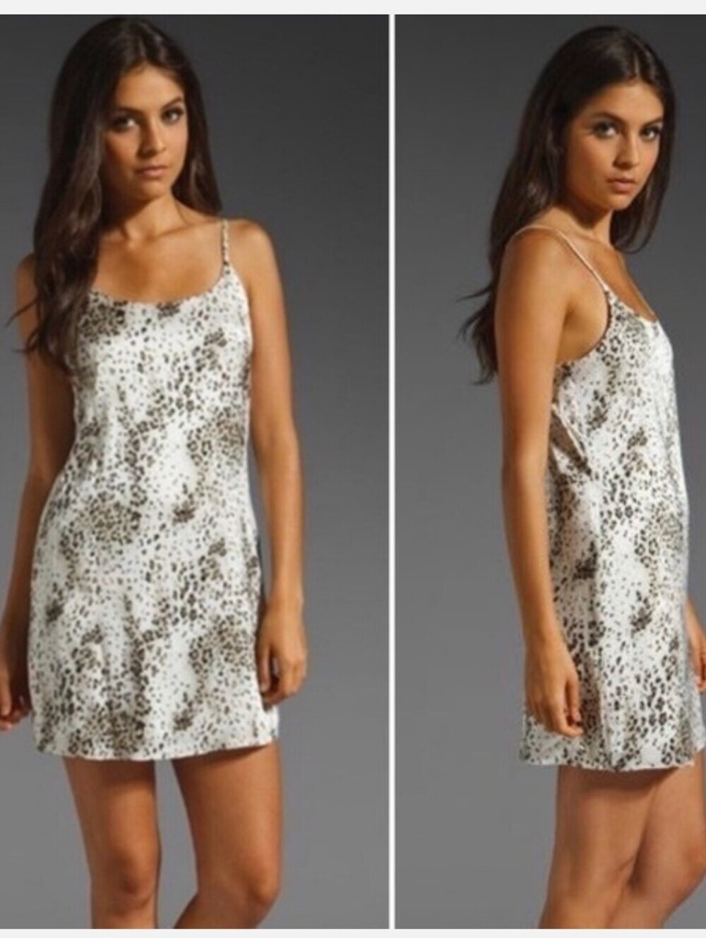 Alice + Olivia Russel Slip Dress in Safari Leopard Size M